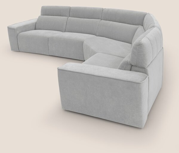 Clark Divano modulare angolare REVERSIBILE con opzione relax elettrico