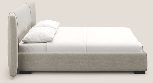 Omero letto imbottito contenitore sfoderabile in tessuto fiammato impe