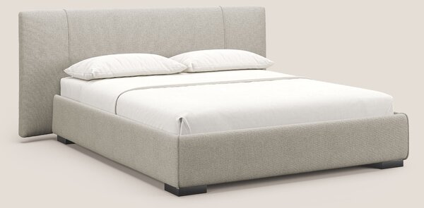 Omero letto imbottito contenitore sfoderabile in tessuto fiammato impe