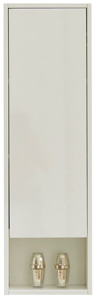 Mobile a Colonna per Bagno 30x20x100 cm in MDF Bianco