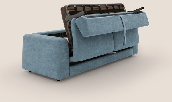 Freia Divano letto minimal materasso h15 cm con morbidi schienali in t