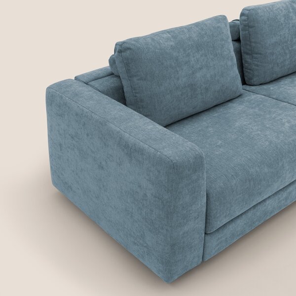 Freia Divano letto minimal materasso h15 cm con morbidi schienali in t