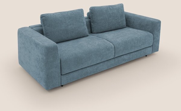 Freia Divano letto minimal materasso h15 cm con morbidi schienali in t