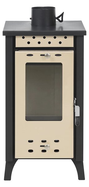 Stufa a Legna 33x38,5xh74 cm 7,7 Kw Matilde Beige