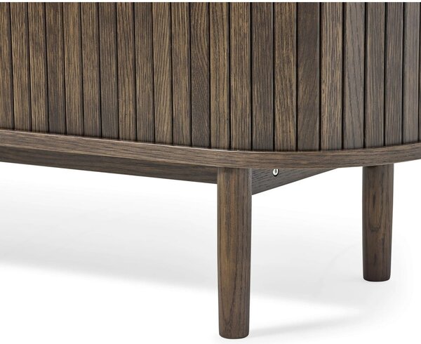 Mobile TV marrone effetto rovere 180x56x40 cm Meta – Unique Furniture