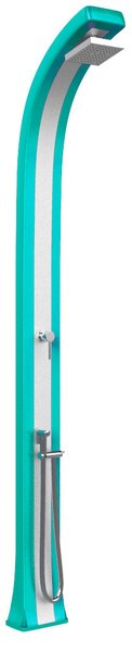 Doccia da Giardino Miscelatore e Doccetta Arkema Spring Plus Fascia Inox Blue Ocean