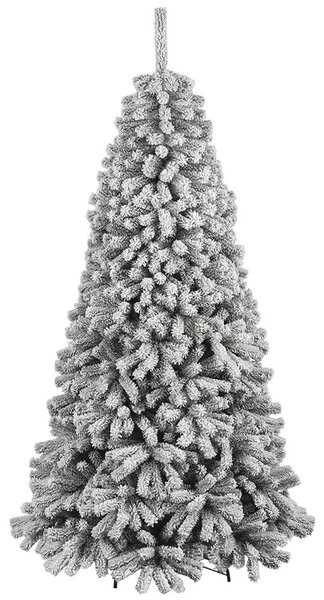 Albero Di Natale Innevato Danubio 150cm 726 Rami Super Folto Effetto Neve Reale