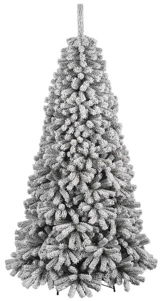 Albero Di Natale Innevato Danubio 150cm 726 Rami Super Folto Effetto Neve Reale