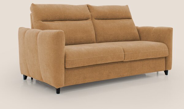 Peonia divano letto scandinavo con materasso H18 cm e morbido e alto s