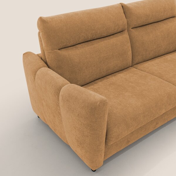 Peonia divano letto scandinavo con materasso H18 cm e morbido e alto s