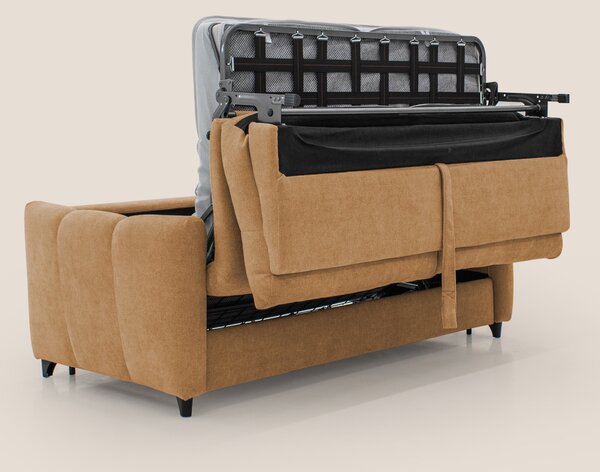 Peonia divano letto scandinavo con materasso H18 cm e morbido e alto s