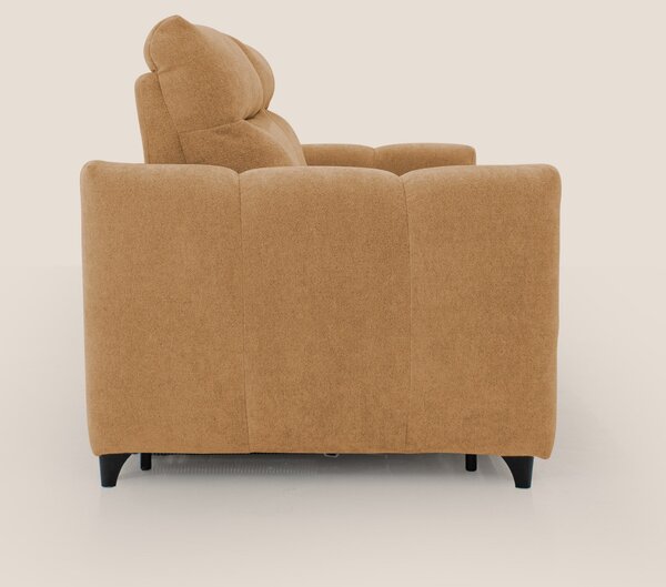 Peonia divano letto scandinavo con materasso H18 cm e morbido e alto s