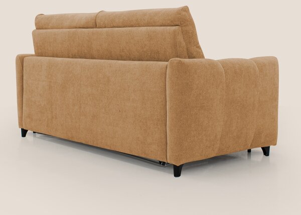 Peonia divano letto scandinavo con materasso H18 cm e morbido e alto s