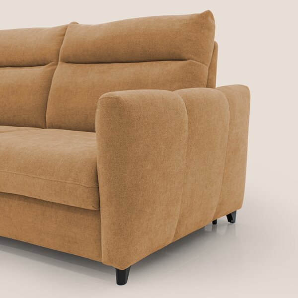 Peonia divano letto scandinavo con materasso H18 cm e morbido e alto s