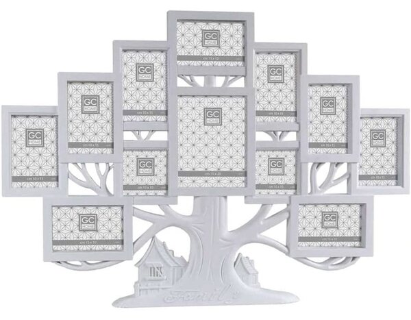 Cornice Portafoto Forma Albero della Vita 12 Posti 82 x 59 x 2 cm Idea Regalo