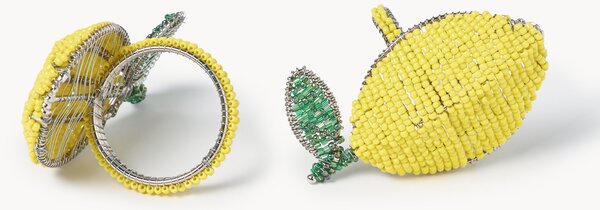 Set di 2 portatovaglioli Lemon