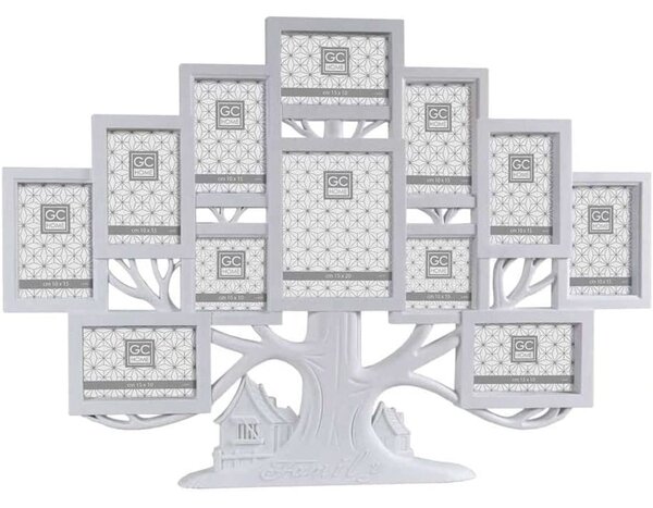Cornice Portafoto Forma Albero della Vita 12 Posti 82 x 59 x 2 cm Idea Regalo
