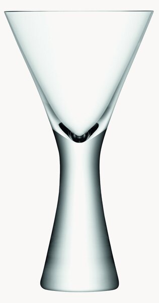 Set di 2 bicchieri da vino rosso in vetro soffiato Moya
