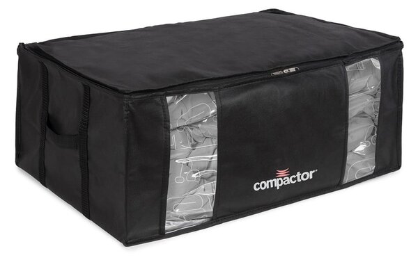 Scatola di stoccaggio nera con imballaggio sottovuoto Black Edition, volume 210 l - Compactor