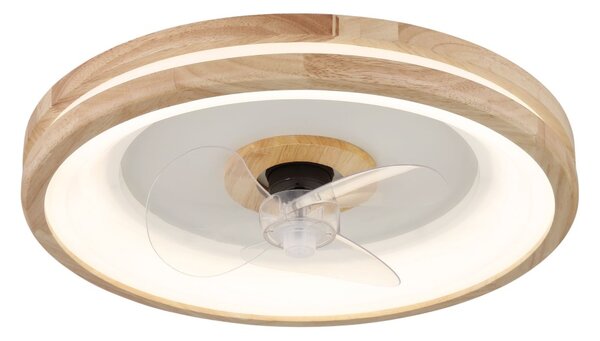 Globo 03650 - Plafoniera LED con ventilatore GATIAN LED/30W/230V marrone + +TC