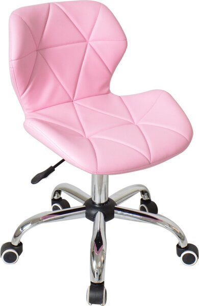 Sedia da ufficio dal design moderno - sedia direzionale - regolabile in altezza - rosa