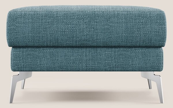 Star Pouf con piedini alti in tessuto impermeabile morbido intreccio T
