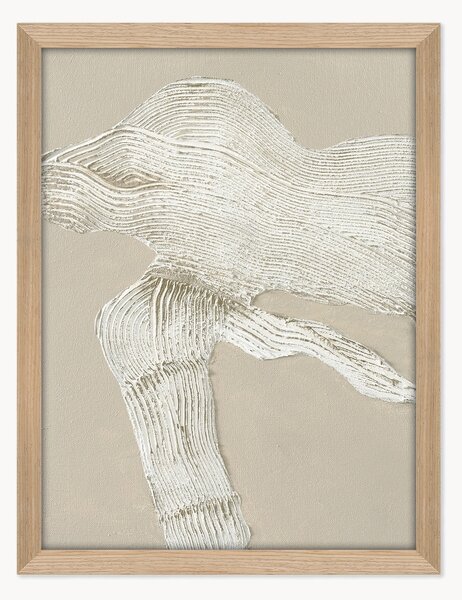 Quadro su tela dipinto a mano con cornice Art Shape 1, varie misure