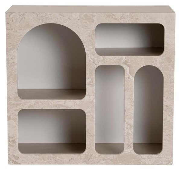 Calicosy - Scaffale con 5 nicchie L80 cm - SORA
