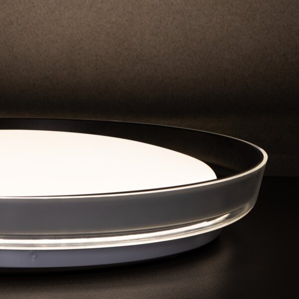 Kanlux 37319 - Plafoniera LED NIFU LED/17,8W/230V diametro 43 cm bianco/nero