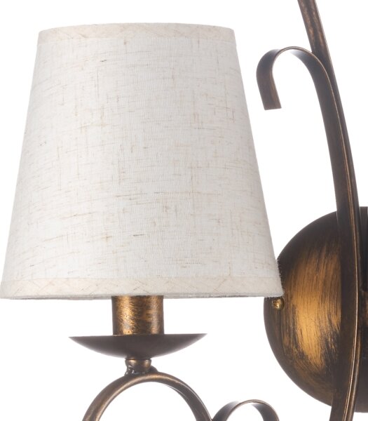 ONLI - Applique POMPEI 2xE14/6W/230V bronzo