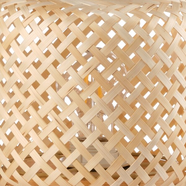 ONLI - Lampada da tavolo BAMBOO 1xE27/22W/230V bambù