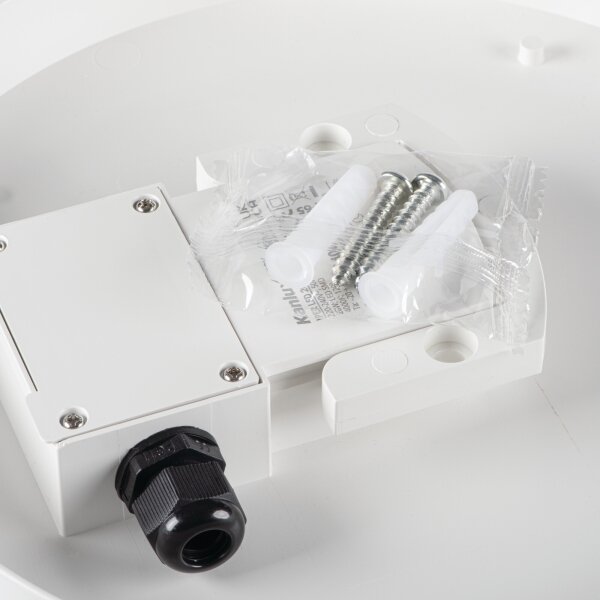 Kanlux 37291 - Plafoniera LED tecnica IPER LED/19W/230V IK10 IP65 arrotondato bianco