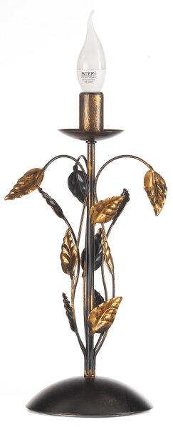 ONLI - Lampada da tavolo COLLANA 1xE14/6W/230V 40 cm bronzo