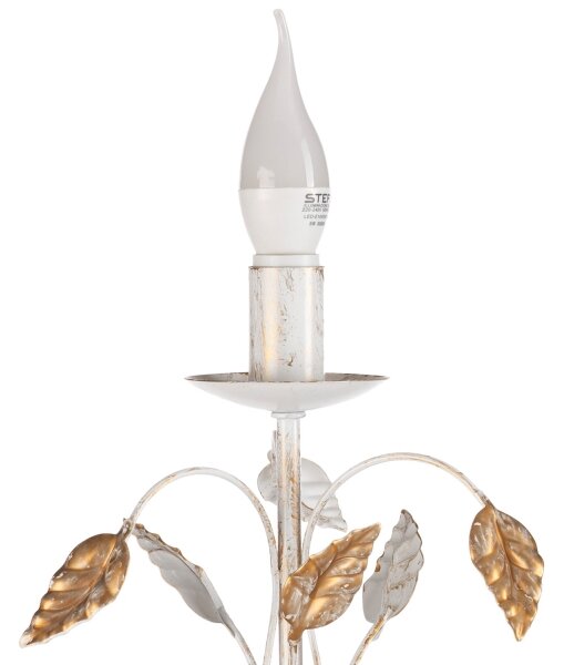 ONLI - Lampada da tavolo COLLANA 1xE14/6W/230V 40 cm bianco