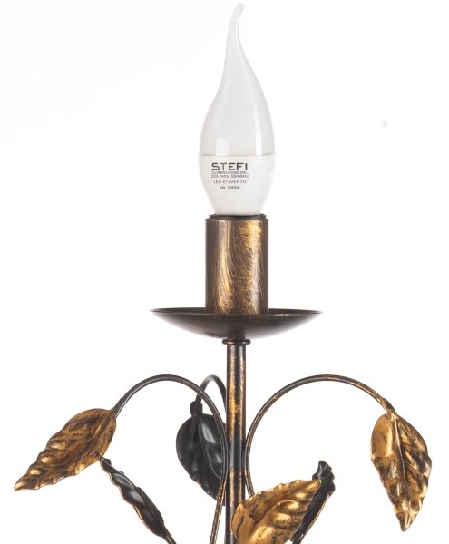 ONLI - Lampada da tavolo COLLANA 1xE14/6W/230V 40 cm bronzo