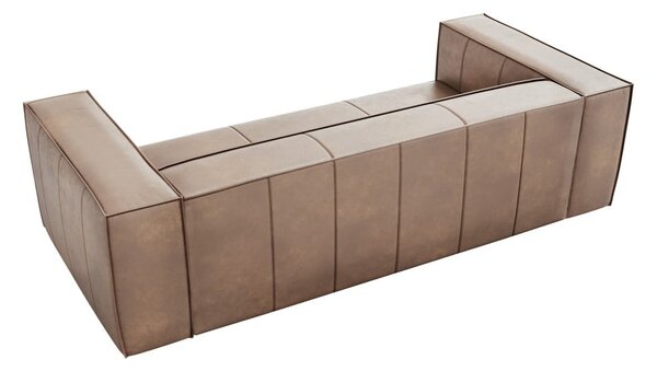 Divano in pelle marrone chiaro 227 cm Madame - Windsor & Co Sofas