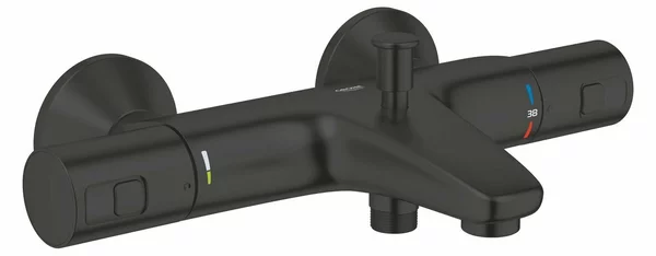 Miscelatore termostatico per vasca Grohe Quickfix Precision Start nero opaco