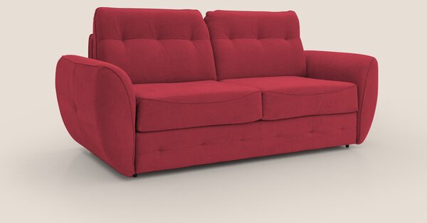 Zeus Divano letto scandinavo con schienale alto in tessuto impermeabil