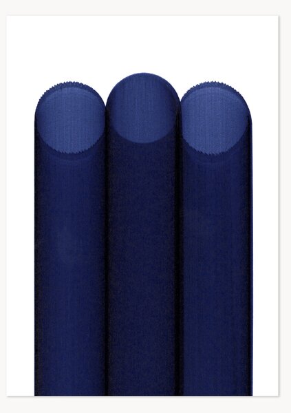 Poster Blue Pipes