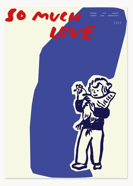 Poster So much love chicken