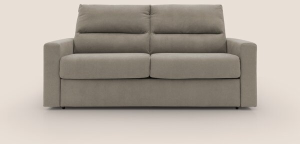 Paloma divano letto con materasso alto 18 cm con Aloe Vera in tessuto