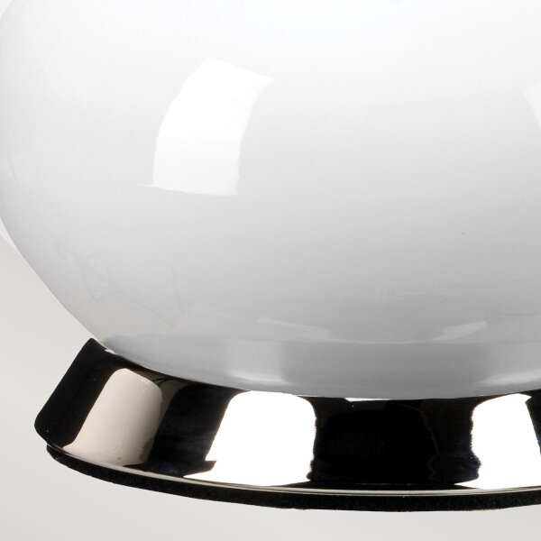 Elstead MILO-PN-TL-LORA - Lampada da tavolo MILO 1xE27/60W/230V bianco/arancione