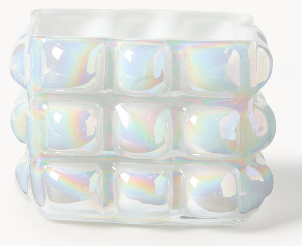 Vaso in vetro soffiato Bubble, alt. 18 cm