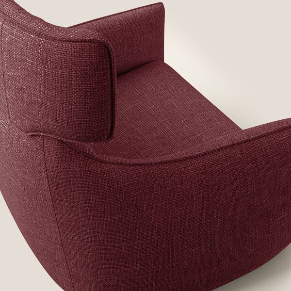 Zelda Poltroncina dal design moderno in morbido tessuto impermeabile T