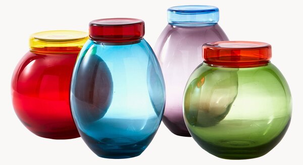 Set di 4 barattoli con coperchio Bloated