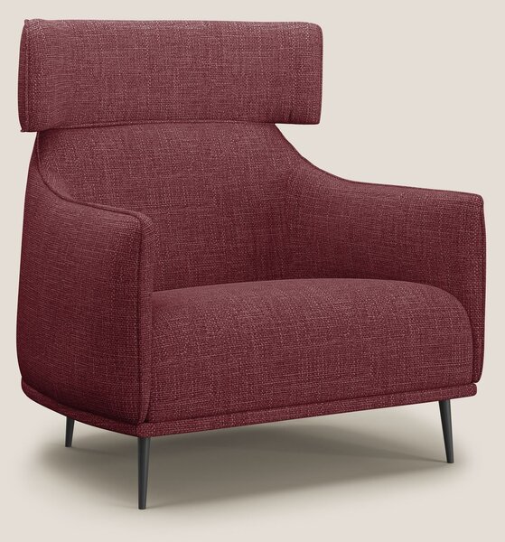 Zelda Poltroncina dal design moderno in morbido tessuto impermeabile T