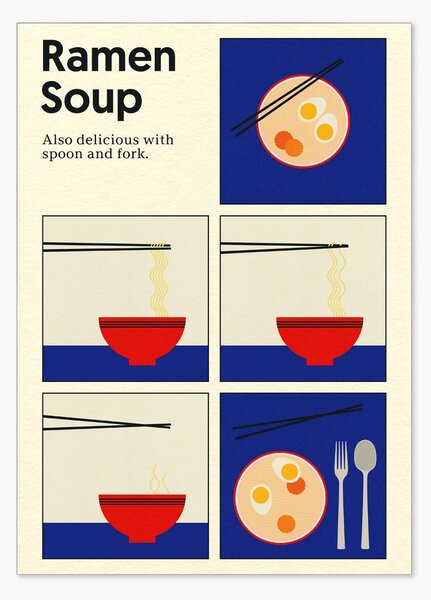 Poster Ramen Soup