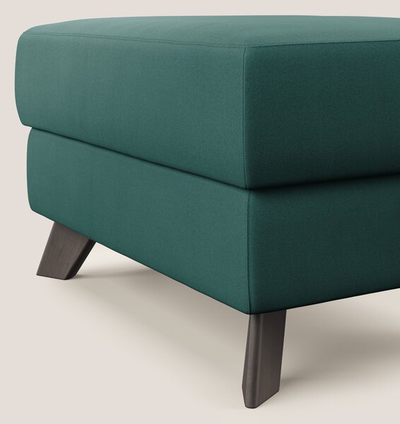 Moon Pouf contenitore e piedini alti in microfibra impermeabile T11 pe