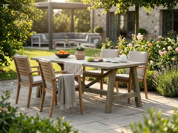 Tavolo da Giardino 240x90x82H cm Ercole in Legno