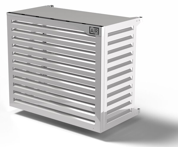 Copri Condizionatore 115x95x67 cm in Alluminio a Parete Big Blade XL Bianco